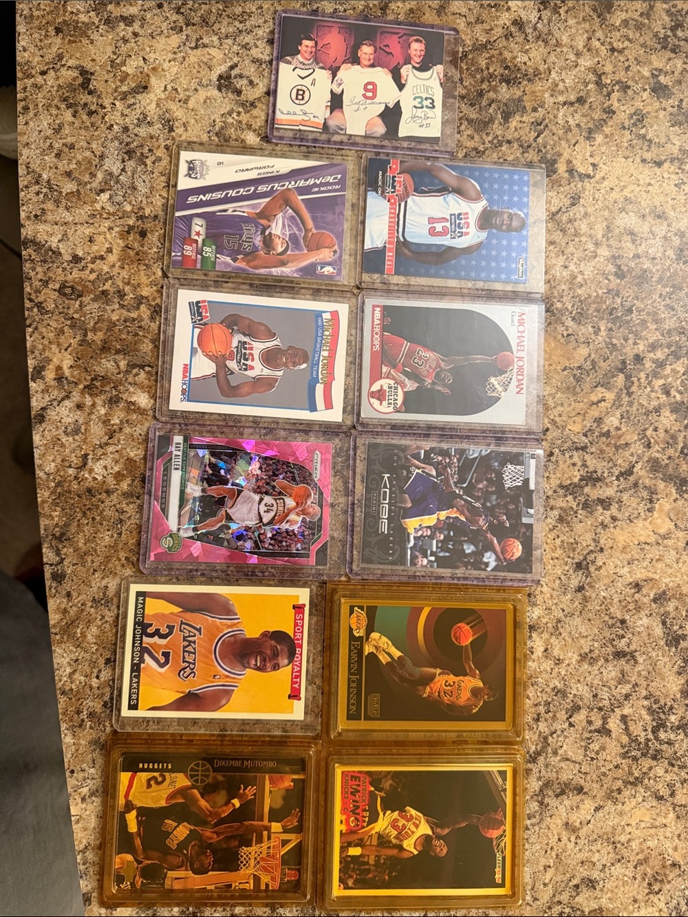 Vintage Basketball Trading Card Collection